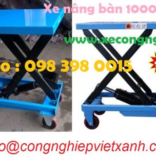 Xe nâng mặt bàn với thiết kế loại 1