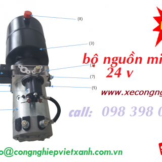 Bộ nguồn thủy lực mini cho xe ben nhỏ