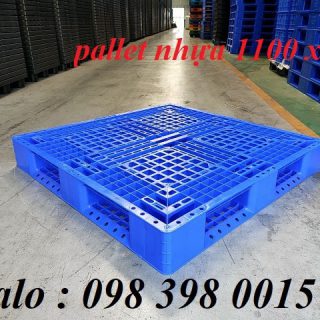 Pallet nhựa 1100x1100x150 mm