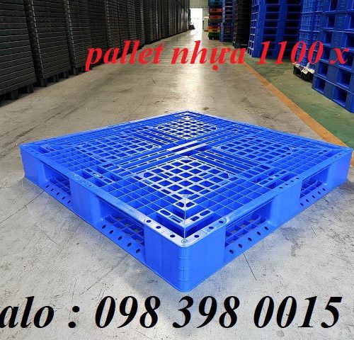 Pallet nhựa 1100x1100x150 mm