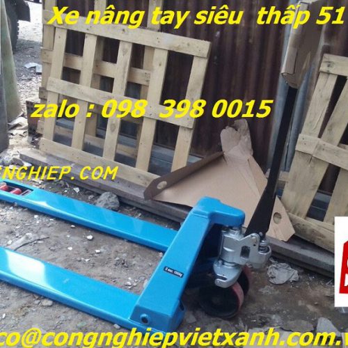 Xe nâng siêu thấp nâng cao 51mm